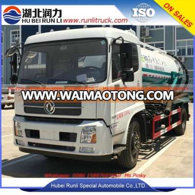 China Suppliers Hubei 10000Lts Water Jetting Truck Dongfeng Toilet Trucks for Sales